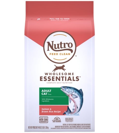 Nutro Wholesome Essentials Salmon & Brown Rice Recipe Dry Cat Food