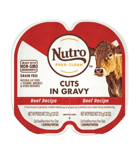 Nutro Cuts In Gravy Beef Recipe Wet Cat Food