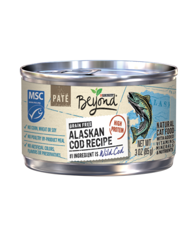 Purina Beyond Grain Free Alaskan Cod Recipe Paté Wet Cat Food