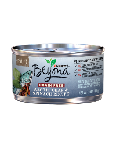 Purina Beyond Grain Free Arctic Char & Spinach Recipe Paté Wet Cat Food