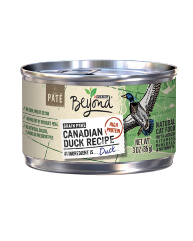 Purina Beyond Grain Free Canadian Duck Recipe Paté Wet Cat Food