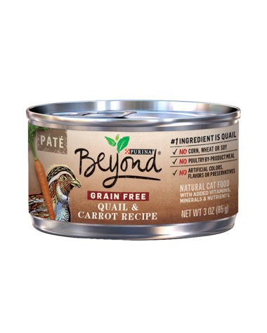 Purina Beyond Grain Free Quail & Carrot Recipe Paté Wet Cat Food