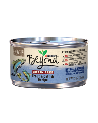 Purina Beyond Grain Free Trout & Catfish Recipe Paté Wet Cat Food