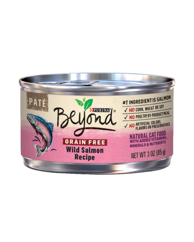 Purina Beyond Grain Free Wild Salmon Recipe Paté Wet Cat Food