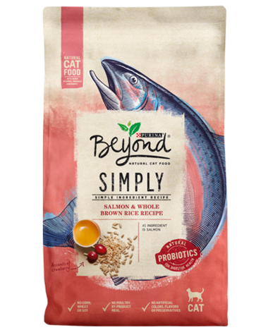 Purina Beyond Simply Salmon & Whole Brown Rice Recipe Dry Cat Food