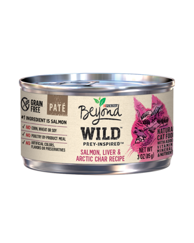 Purina Beyond WILD Prey-Inspired Salmon, Liver & Arctic Char Recipe Paté Wet Cat Food