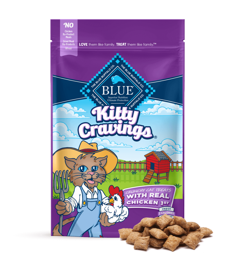 Blue Buffalo Kitty Cravings Crunchy Cat Treats With Real Chicken