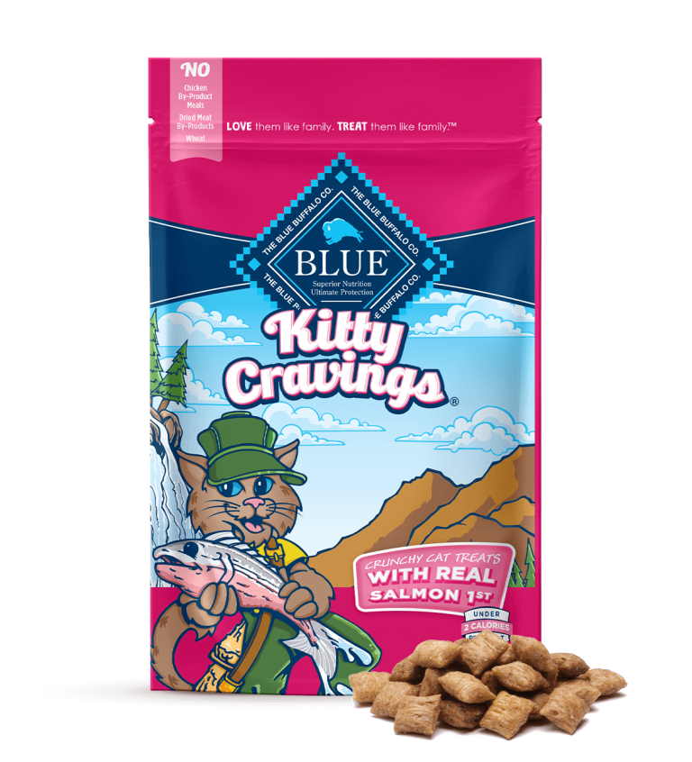 Blue Buffalo Kitty Cravings Crunchy Cat Treats With Real Salmon