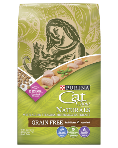 Purina Cat Chow Naturals Grain Free Real Chicken Dry Cat Food