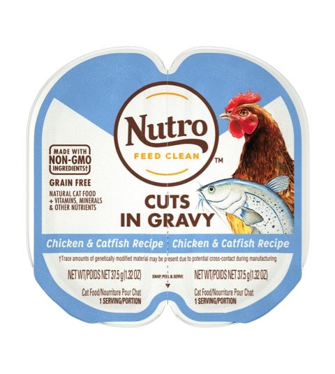 Nutro Cuts In Gravy Chicken & Catfish Recipe Wet Cat Food