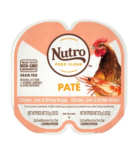 Nutro Paté Chicken, Liver & Shrimp Recipe Wet Cat Food