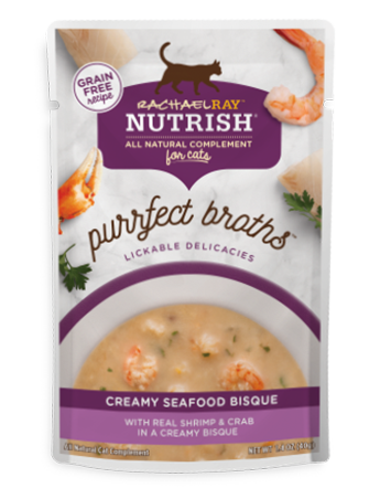 Nutrish Purrfect Broths Creamy Seafood Bisque Wet Cat Food