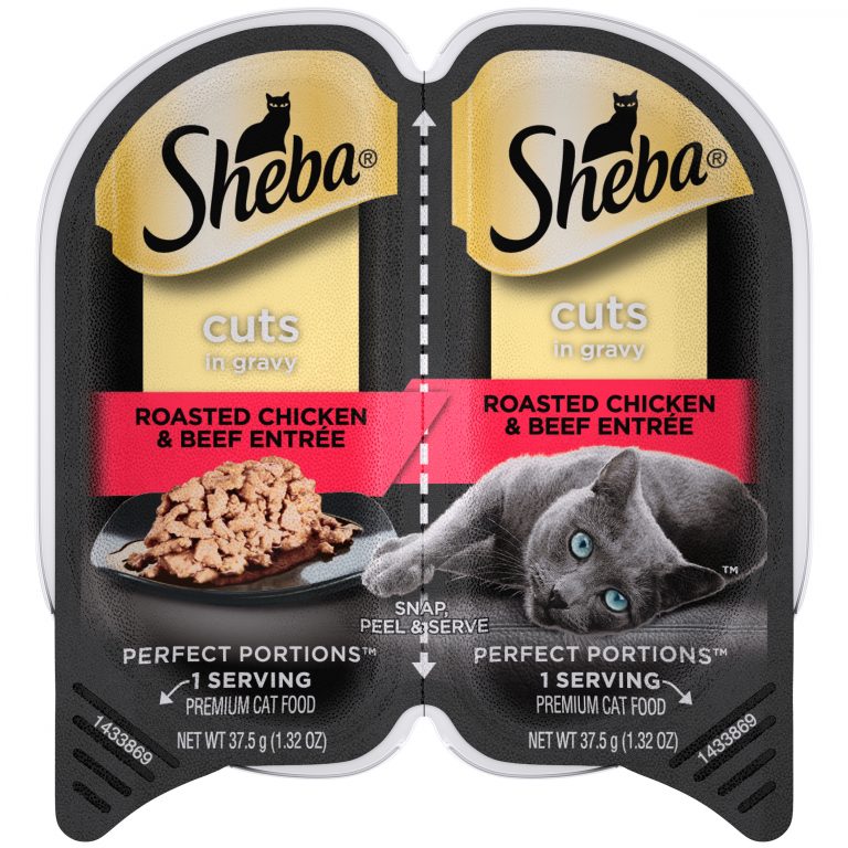 Sheba Cuts in Gravy Roasted Chicken & Beef Entrée Wet Cat Food