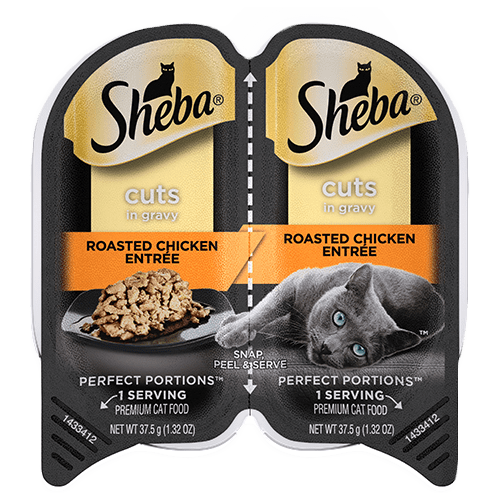 Sheba Cuts in Gravy Roasted Chicken Entrée Wet Cat Food