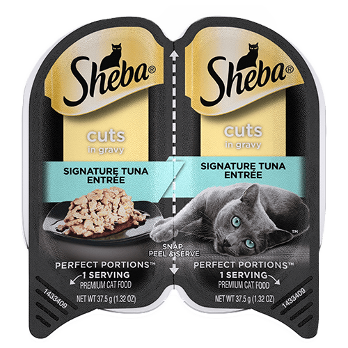 Sheba Cuts in Gravy Signature Tuna Entrée Wet Cat Food