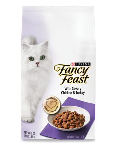 Fancy Feast Savory Chicken & Turkey Dry Cat Food