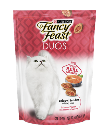 Fancy Feast Duos Salmon Flavor With Parsley Cat Treats