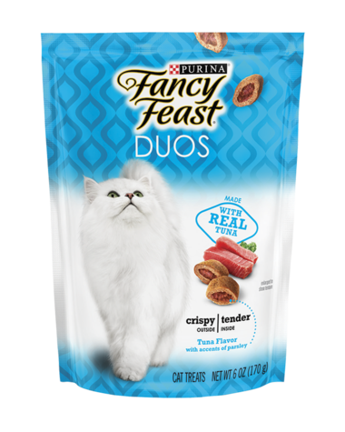 Fancy Feast Duos Tuna Flavor With Parsley Cat Treats