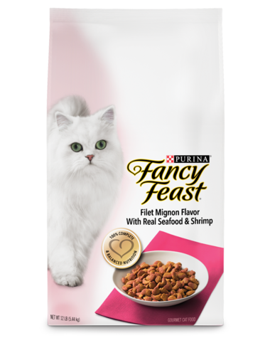 Fancy Feast Filet Mignon, Seafood & Shrimp Dry Cat Food