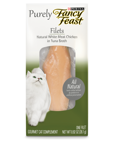 Fancy Feast Purely Natural Filets White Meat Chicken In Tuna Broth Cat Treat