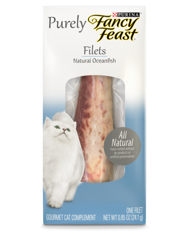 Fancy Feast Purely Natural Filets Oceanfish Cat Treat