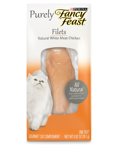 Fancy Feast Purely Natural Filets White Meat Chicken Cat Treat