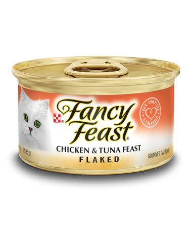 Fancy Feast Flaked Chicken & Tuna Feast Wet Cat Food