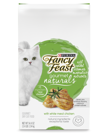 Fancy Feast Gourmet Naturals White Meat Chicken Dry Cat Food