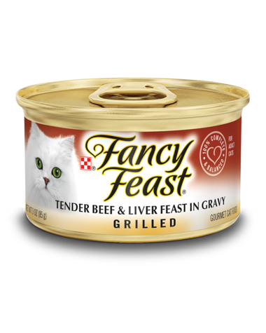 Fancy Feast Grilled Tender Beef & Liver Feast In Gravy Wet Cat Food