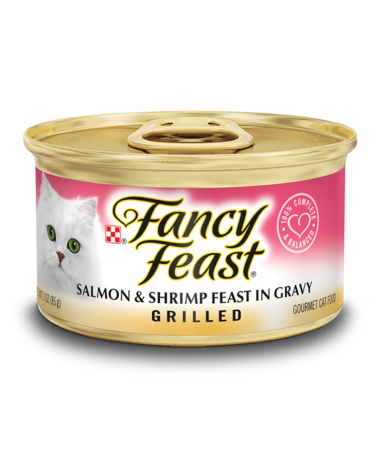 Fancy Feast Grilled Salmon Shrimp Feast In Gravy Wet Cat Food