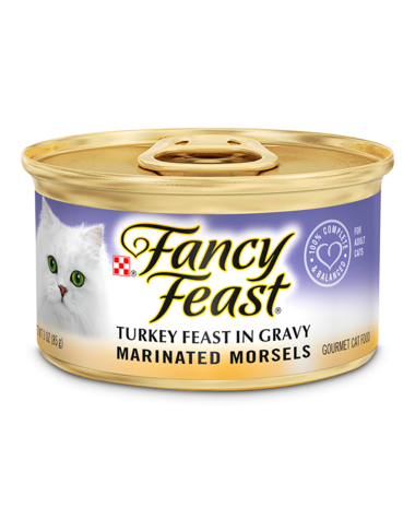 Fancy Feast Marinated Morsels Turkey Feast In Gravy Wet Cat Food