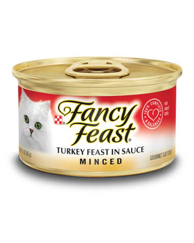 Fancy Feast Minced Turkey Feast In Sauce Wet Cat Food