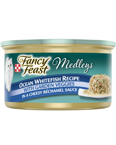 Fancy Feast Medleys Ocean Whitefish Recipe With Garden Veggies & Béchamel Sauce Wet Cat Food