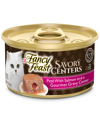 Fancy Feast Savory Centers Salmon Paté & Gourmet Gravy Wet Cat Food