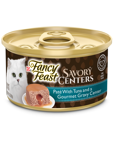 Fancy Feast Savory Centers Tuna Paté & Gourmet Gravy Wet Cat Food