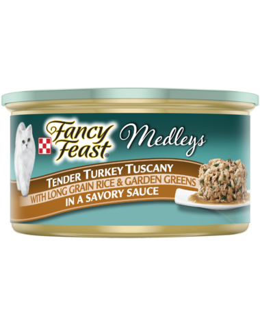 Fancy Feast Medleys Tender Turkey Tuscany With Long Grain Rice & Garden Greens In Sauce Wet Cat Food