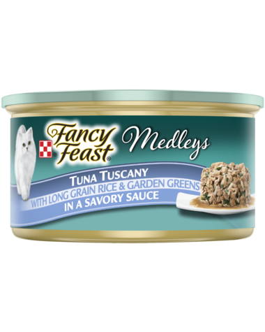 Fancy Feast Medleys Tuna Tuscany With Long Grain Rice & Garden Greens In Sauce Wet Cat Food