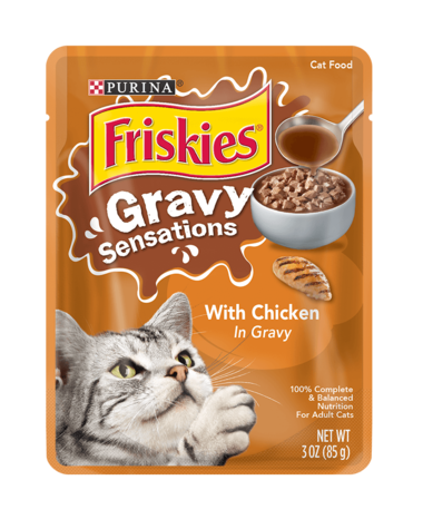 Friskies Gravy Sensations Chicken In Gravy Wet Cat Food