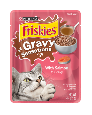 Friskies Gravy Sensations Salmon In Gravy Wet Cat Food