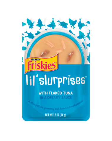 Friskies Lil’ Slurprises Flaked Tuna In Sauce Wet Cat Food