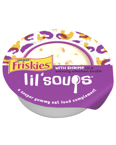 Friskies Lil’ Soups Shrimp In Chicken Broth Wet Cat Food