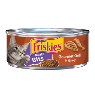 Friskies Meaty Bits Gourmet Grill In Gravy Wet Cat Food