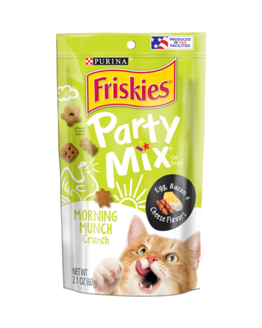 Friskies Party Mix Morning Crunch Egg, Bacon & Cheese Crunchy Cat Treats