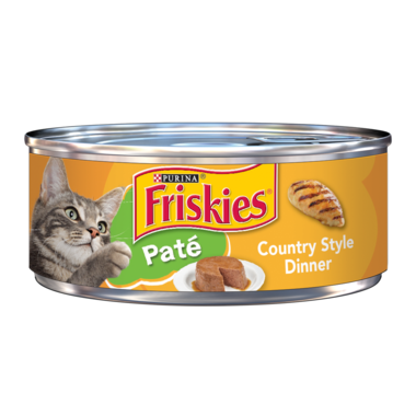 Friskies Paté Country Style Dinner Wet Cat Food