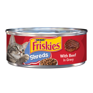 Friskies Shreds Beef In Gravy Wet Cat Food