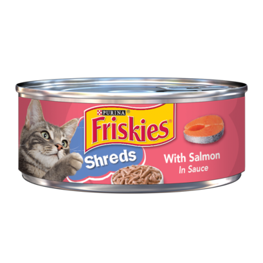 Friskies Shreds Salmon In Sauce Wet Cat Food