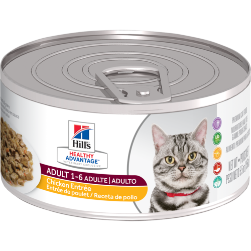 Hill’s Pet Healthy Advantage Adult Chicken Entrée Wet Cat Food