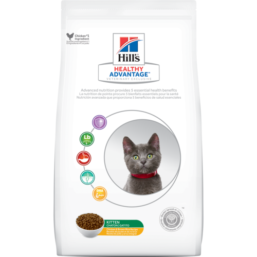 Hill’s Pet Healthy Advantage Chicken & Brown Rice Recipe Dry Kitten Food