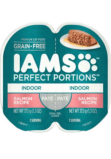 IAMS Perfect Portions Indoor Salmon Recipe Paté Wet Cat Food