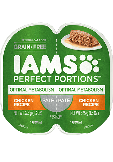 IAMS Perfect Portions Optimal Metabolism Chicken Recipe Paté Wet Cat Food
